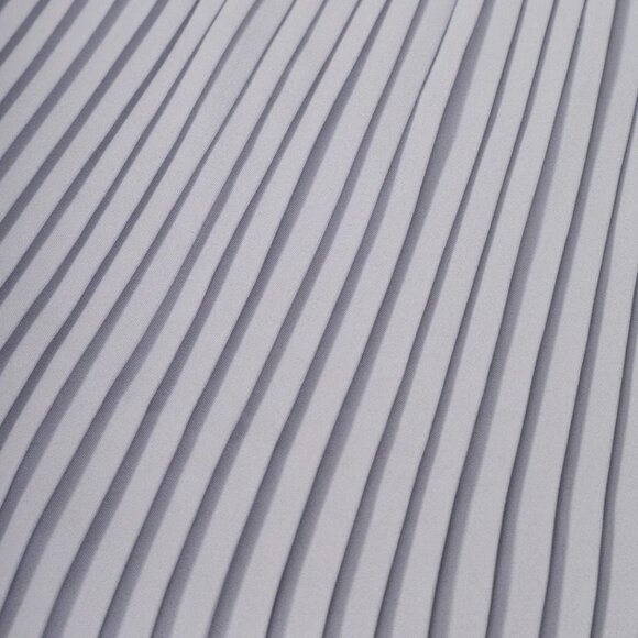 Knee-Length Pleated Skirt In Pastel Blue - Picture 4 of 7